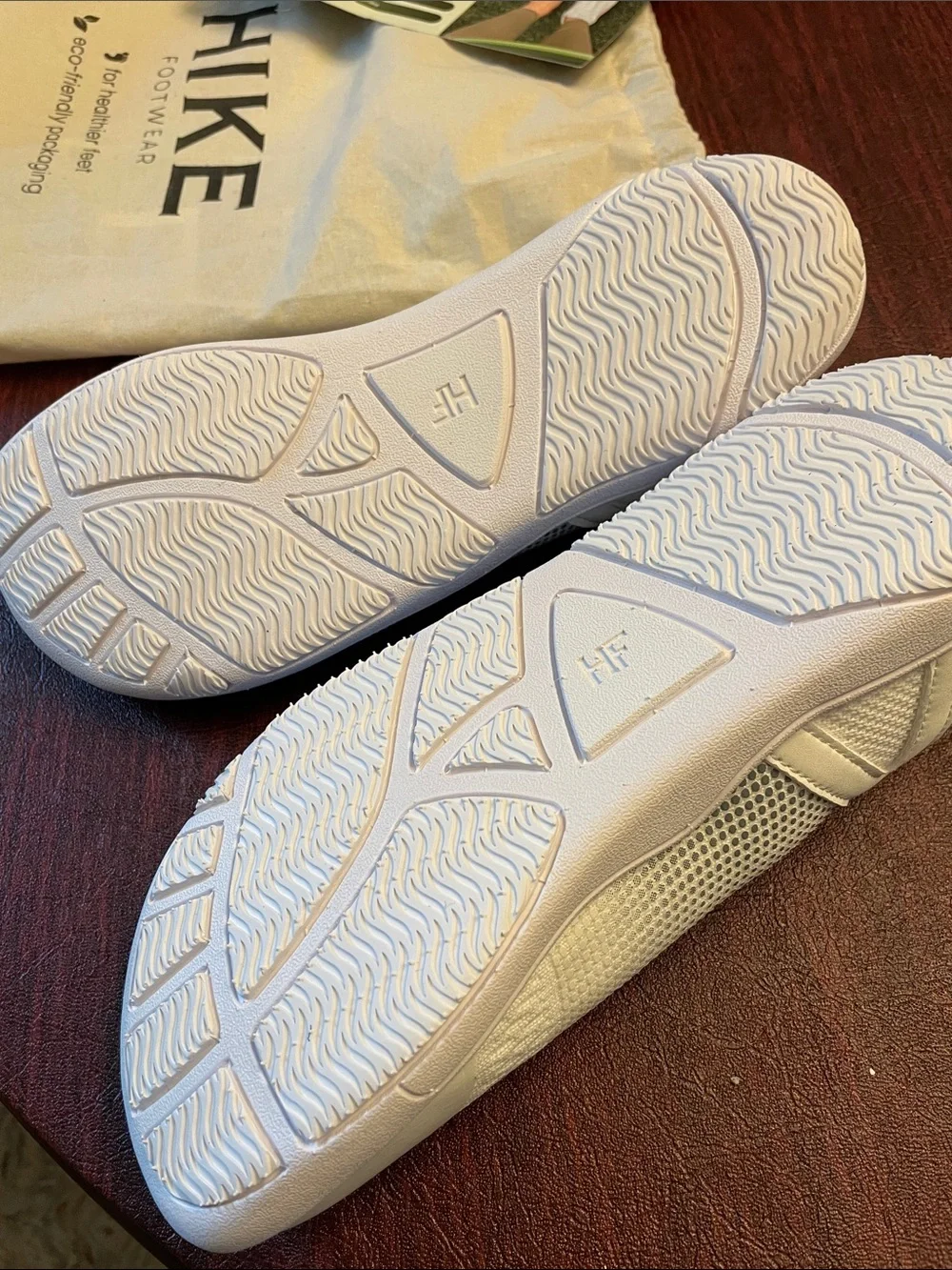 White Hike Footwear Mesh Sneakers women’s - Picture 3 of 4